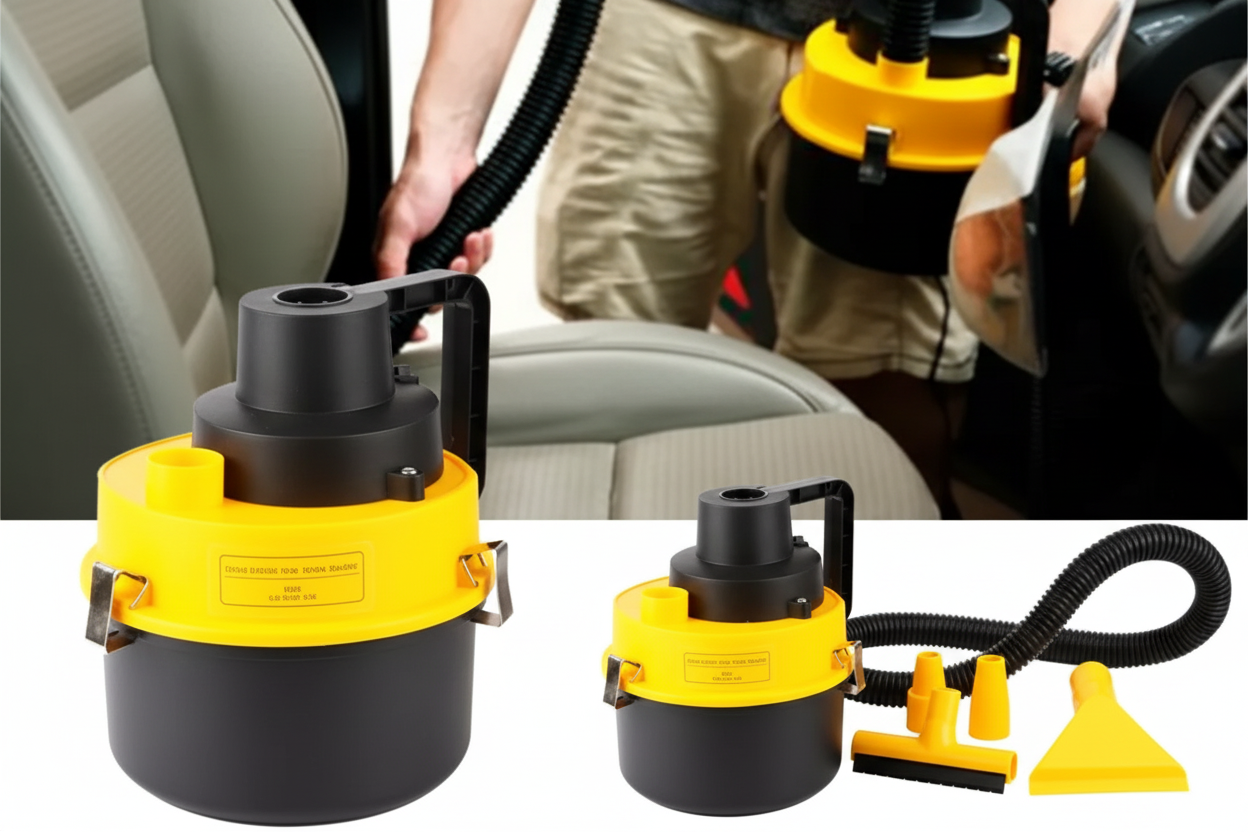 Aspiradora Bote Con Accesorios Para Auto