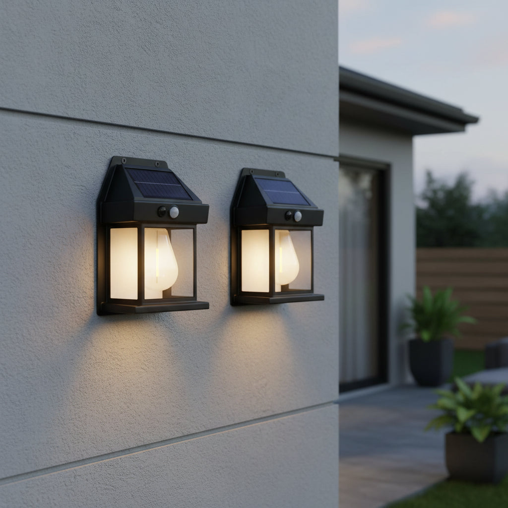 LUZ SOLAR DE PARED CON SENSOR