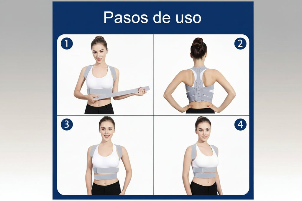 Corrector de postura ajustable