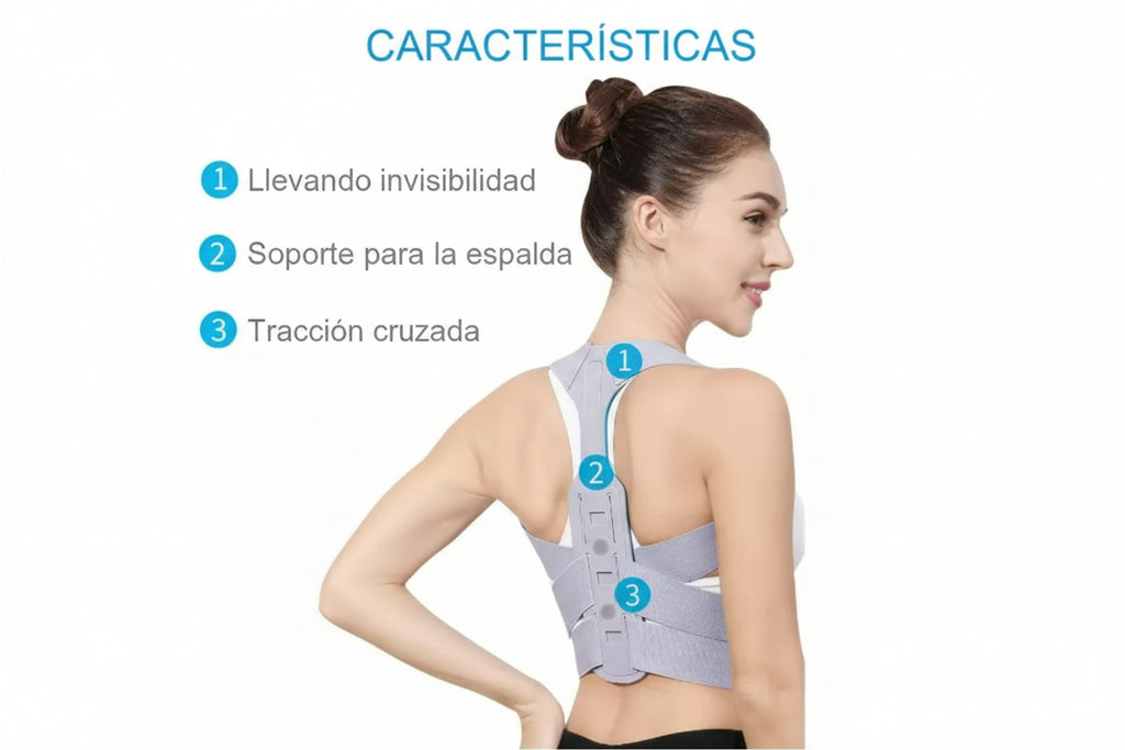 Corrector de postura ajustable
