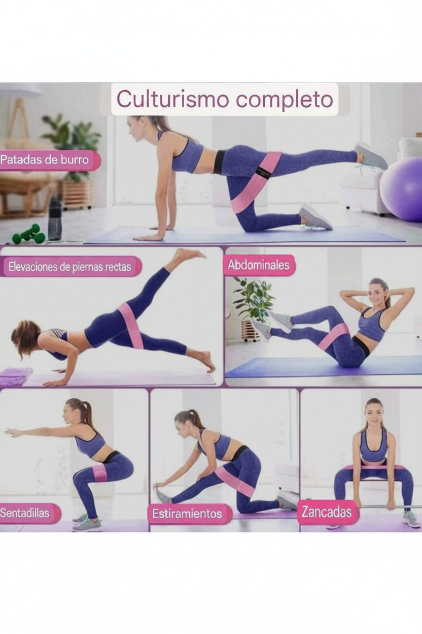 3 BANDAS DE RESISTENCIA PARA EJERCICIO