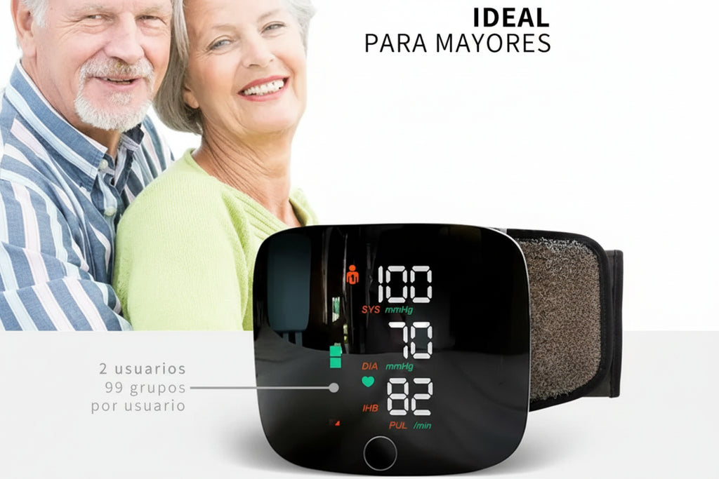 Medidor De Presion De Muñeca Negro, Tens