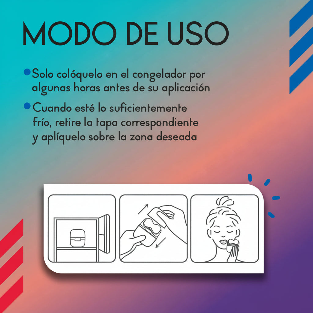 Masajeador Facial Y Corporal  2 Rodillos