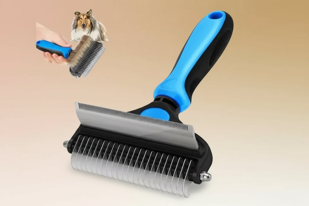 2 En 1 Cepillo Deslanador Perro Gato Pei