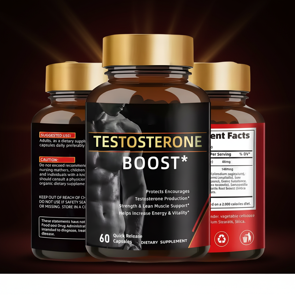 Suplemento Testosterone Boot 60 Cap