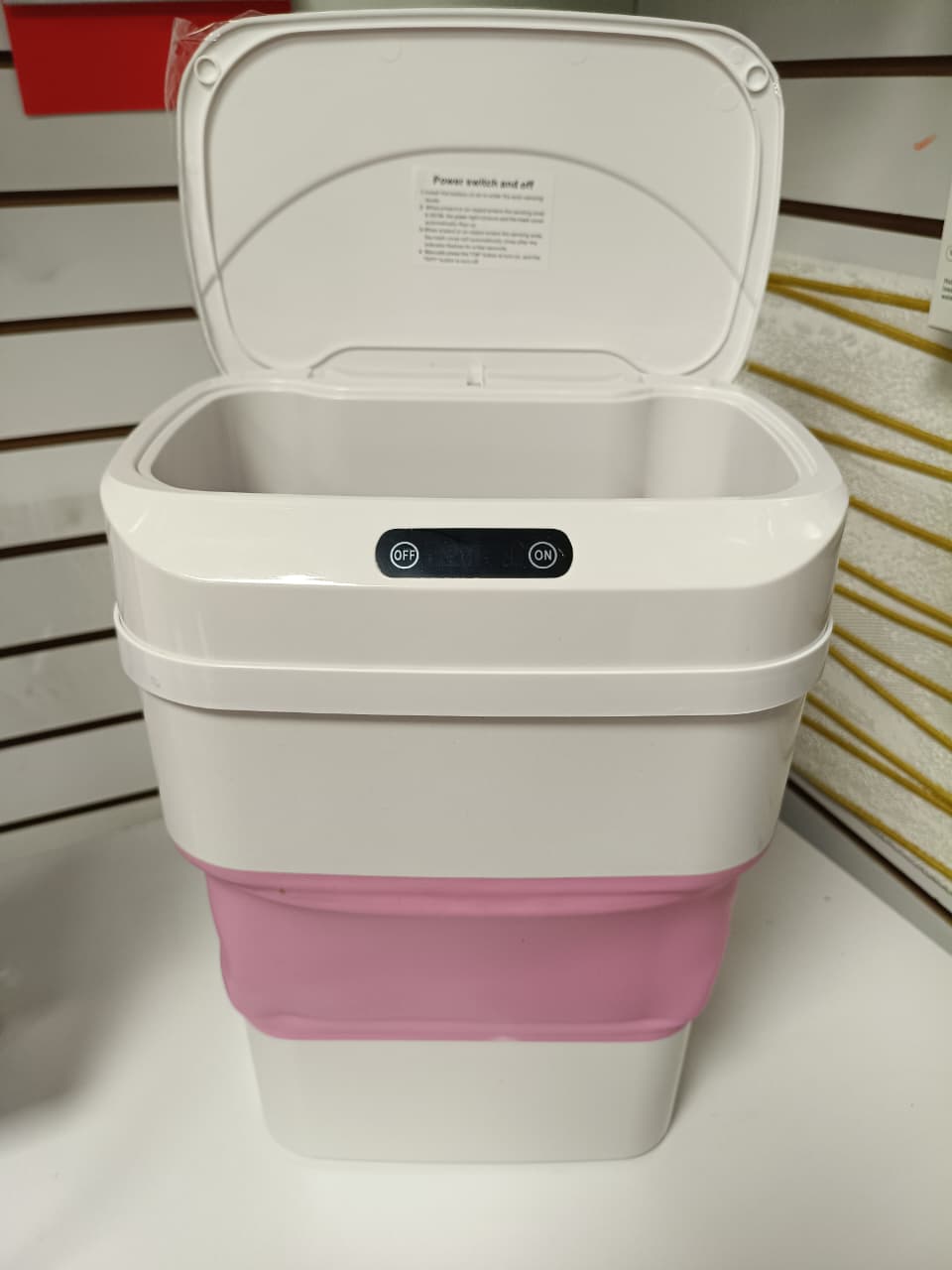 BOTE PLEGABLE CON SENSOR PARA BASURA