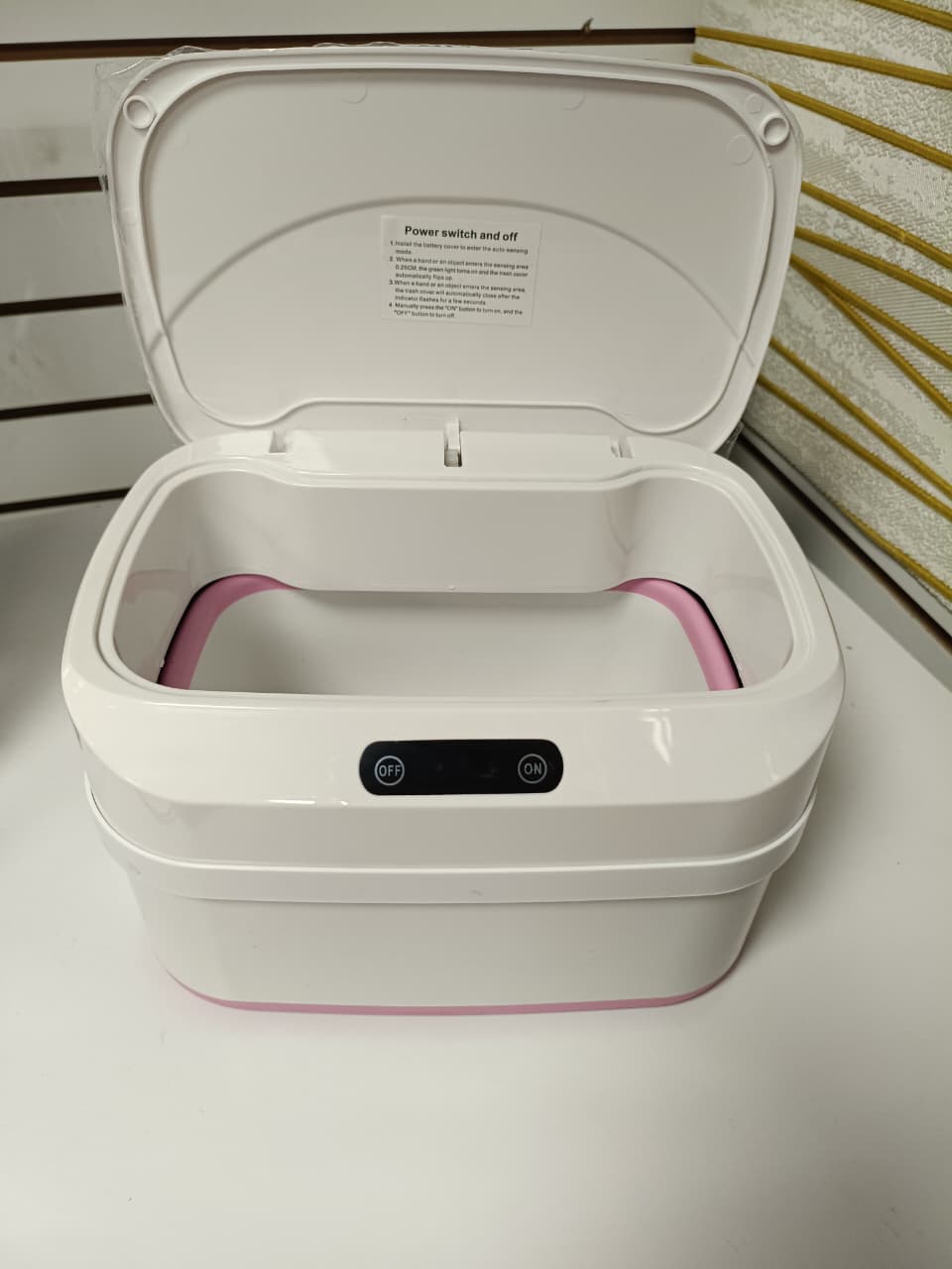 BOTE PLEGABLE CON SENSOR PARA BASURA