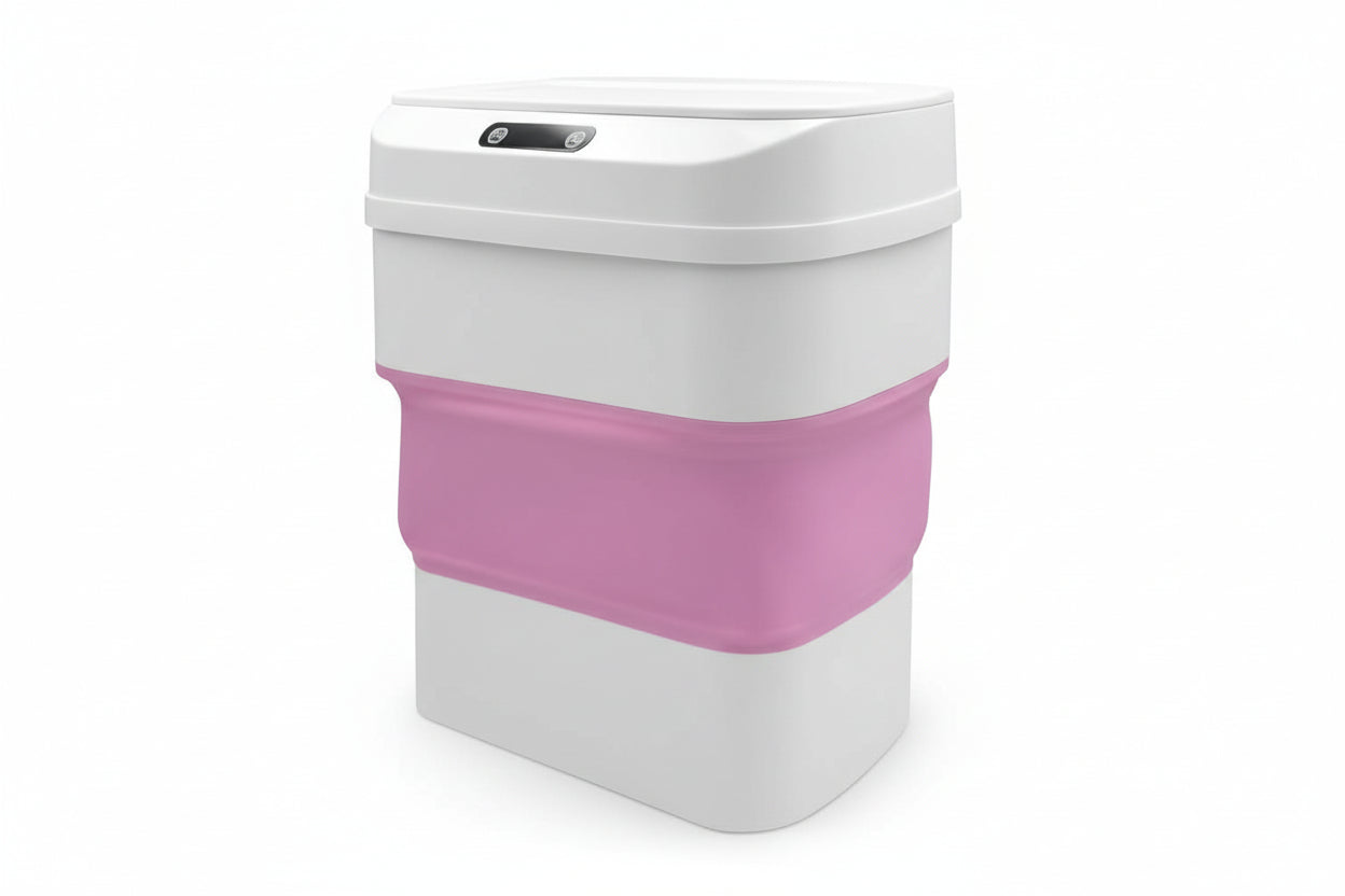 BOTE PLEGABLE CON SENSOR PARA BASURA