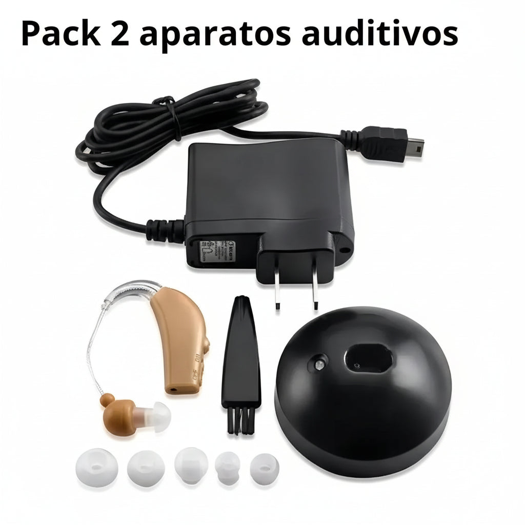 AUDIFONO PARA LA SORDERA RECARGABLE