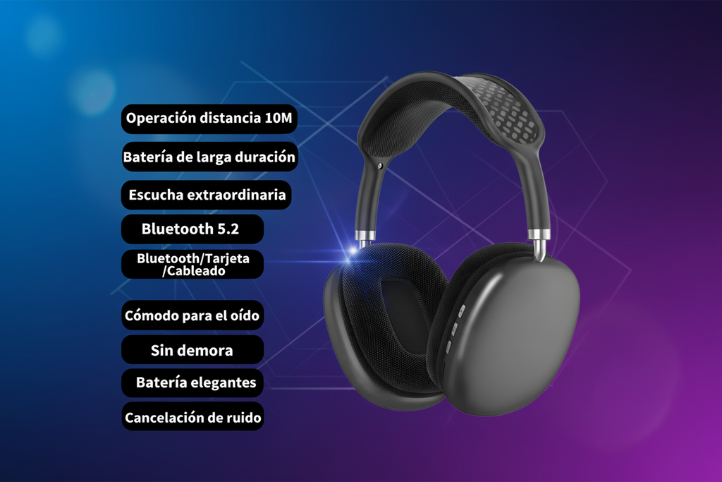 Kit 2 Drones +1 Audifonos Diadema P9