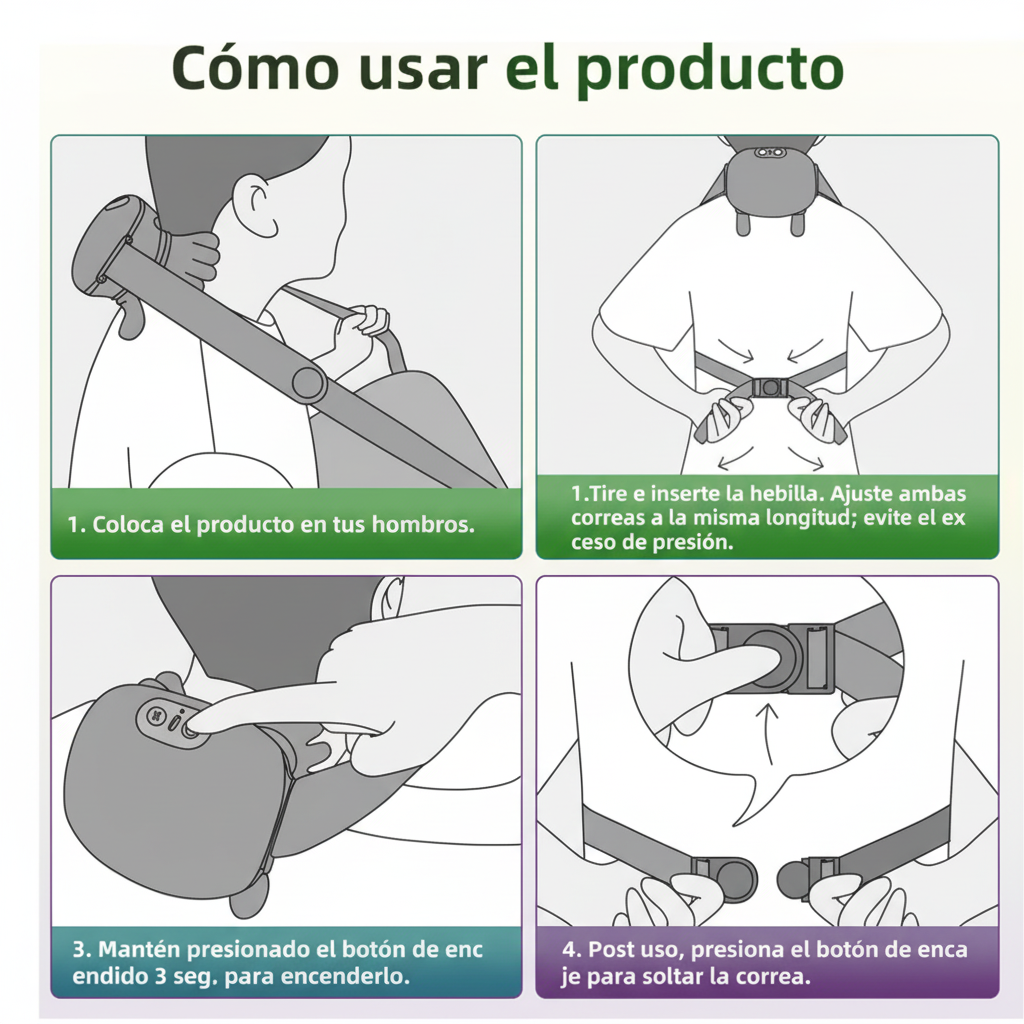 Masajeador Eléctrico Con Dedos Portátil