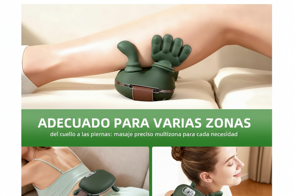 Masajeador Eléctrico Con Dedos Portátil