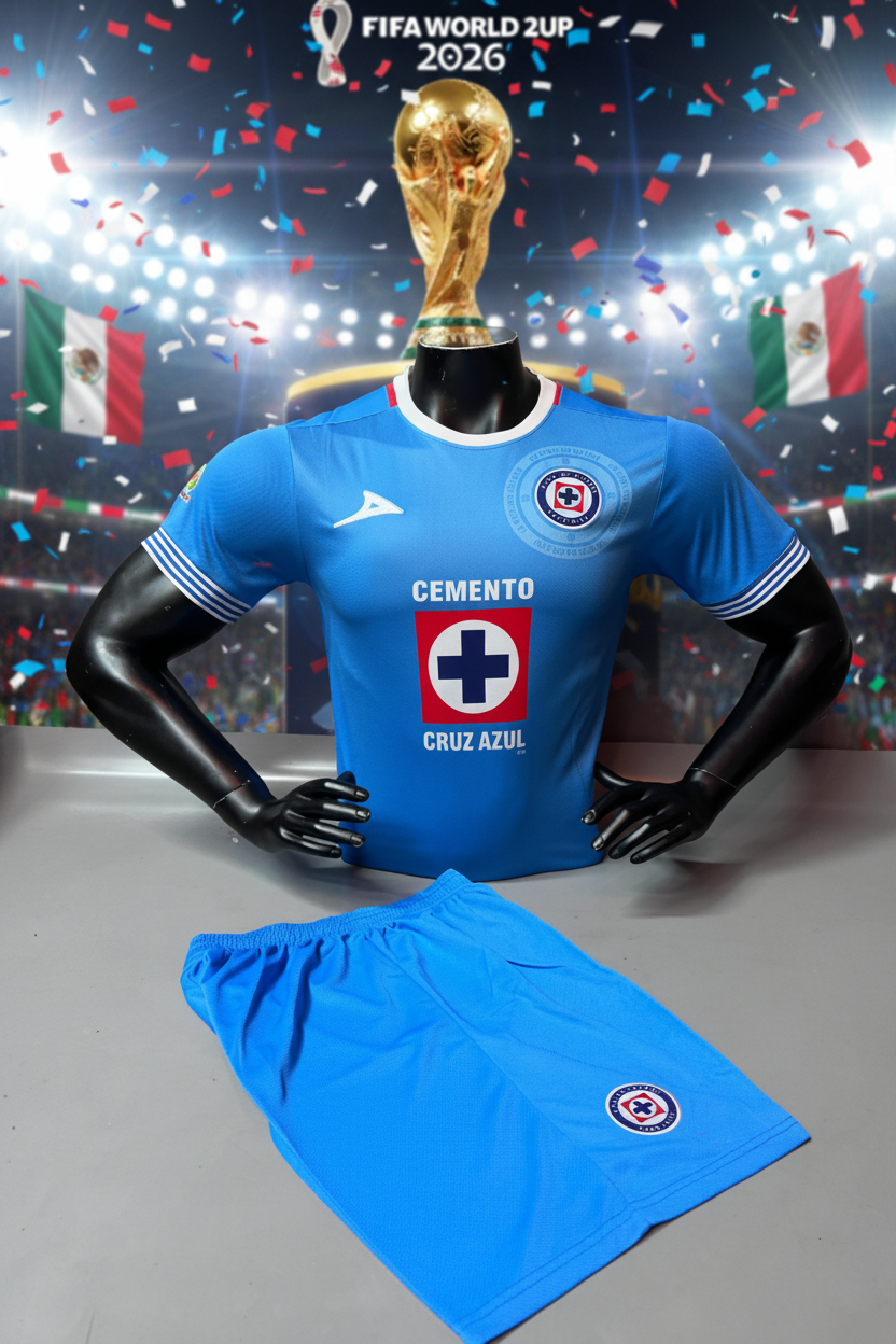 Conjunto Deportivo Cruz Azul Azul Futbo