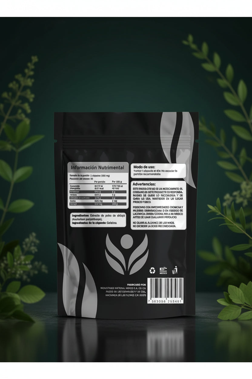 Shilajit | 60 Cápsulas | 500 mg x cap