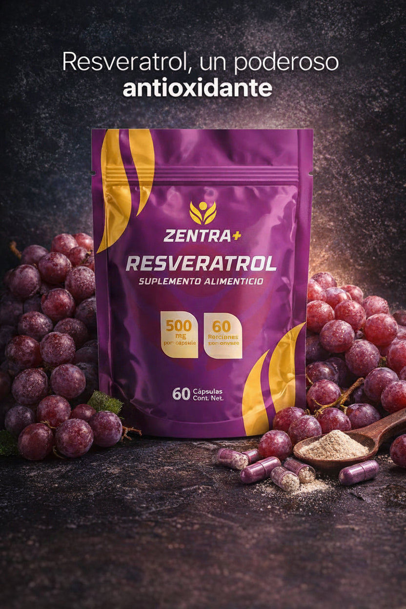Resveratrol 60 Cápsulas 500 mg x cap