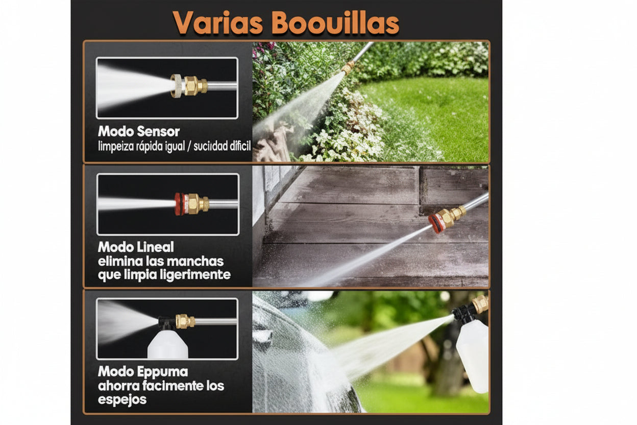 Hidrolavadora Electrica Pistola Lavadora