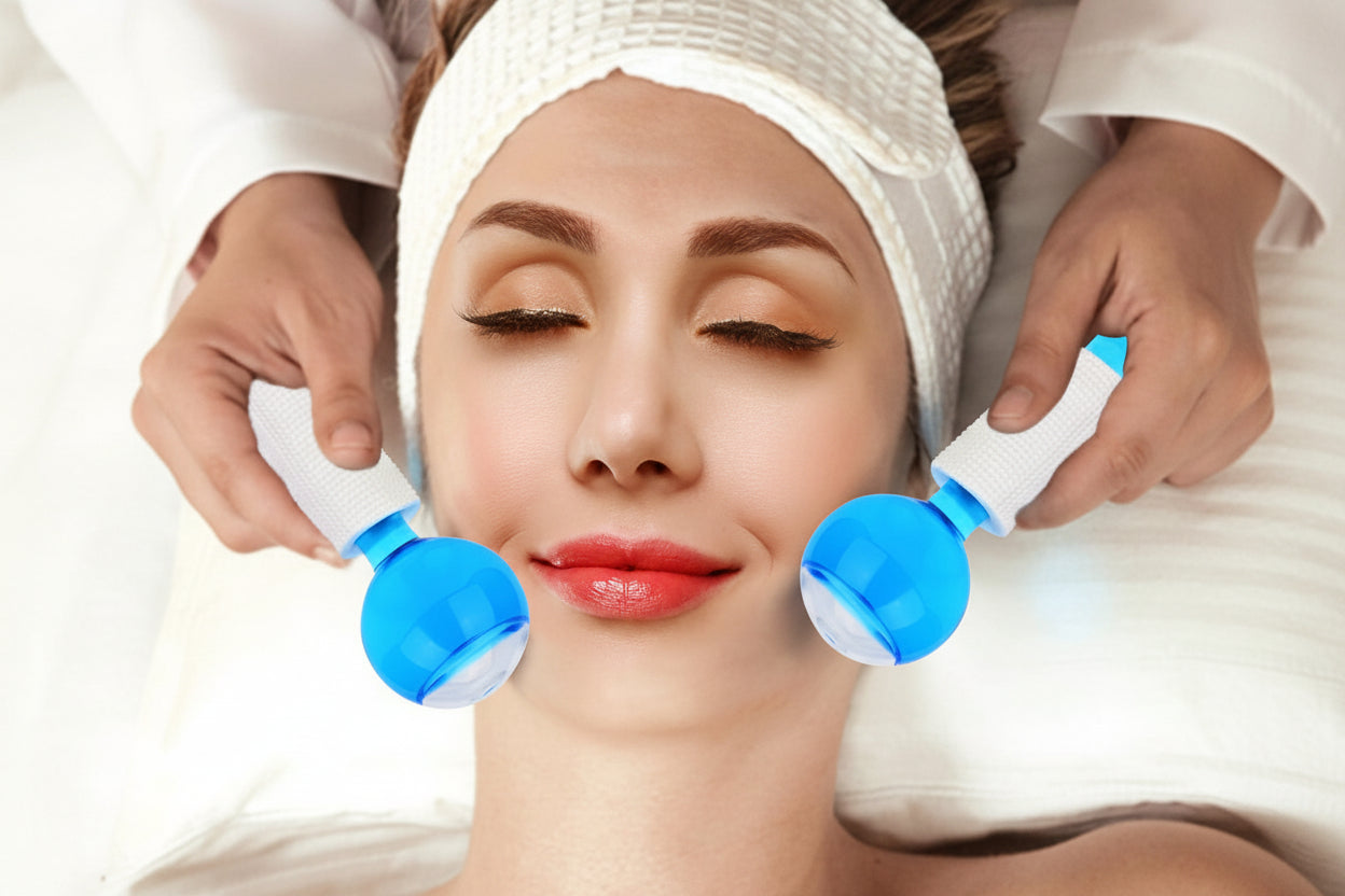 Combo Facial Esferas Frias + Espatula